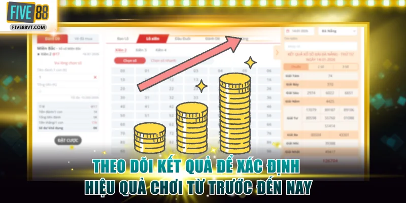 Theo dõi kết quả để xác định hiệu quả chơi từ trước đến nay